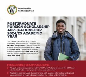 Getfund foreign scholarship